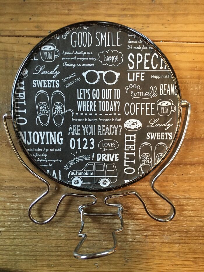 100均のミラーを男前に♪