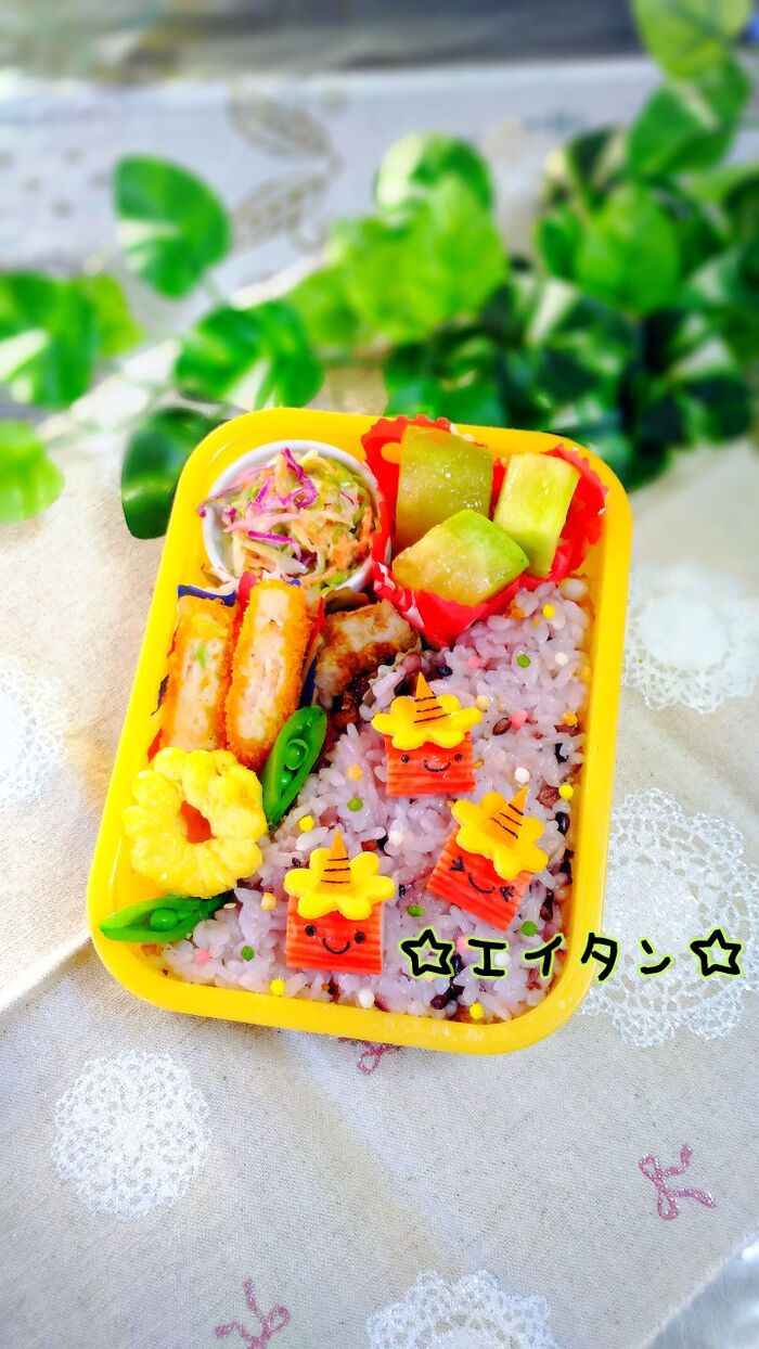 カニカマ1本de簡単節分弁当