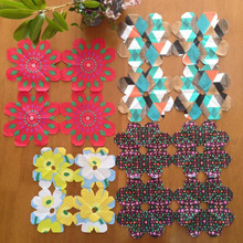 3回折って3ヶ所切るだけ!ペーパーナプキンのテーブルセンターで簡単テーブル模様替え♡