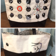 ティムバートン風トートバッグ