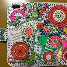 ペーパーナプキンでオリジナルiPhoneカバー