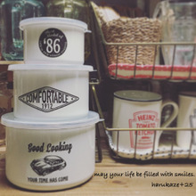 100均のホーローフタ付きボウルを男前に