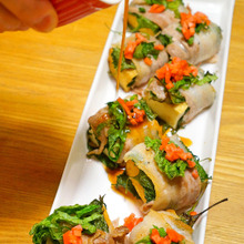 グリルorトースターで簡単!豚バラで巻いた厚揚げステーキのヘルシーレシピ