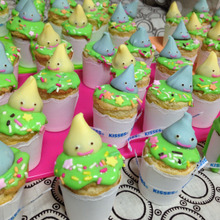 女子高生の!キスチョコスライムカップケーキ!