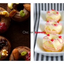 バレンタインに簡単豪華なデコドーナツ☆シックorラブリーあなたはどっち派?