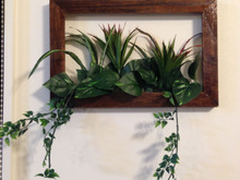 100均で額縁グリーンの作り方