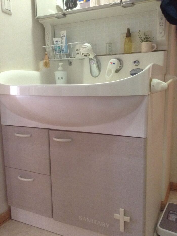 サニタリー**お金をかけずナチュラルリメイク