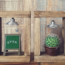 チビ電球とワイヤーで!とっても簡単にミニチュア電気のインテリア♡