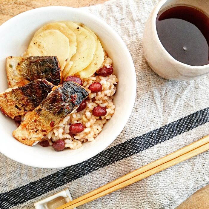 玄米に混ぜたり♪