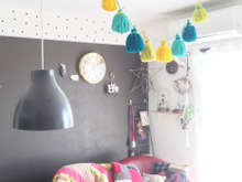 100均毛糸で★簡単タッセルガーランド