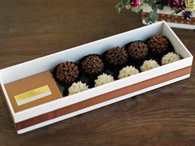 グラシンカップに並べる♪