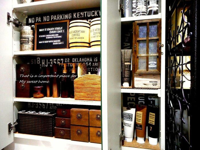 セリアで洗面台の収納!全部公開 ♪