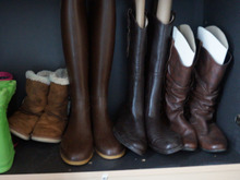 セリアで♫オシャレにスッキリブーツ収納