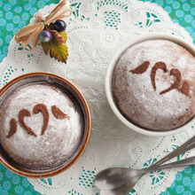 フライパンで作れるチョコミント蒸しパン☆ココア不使用