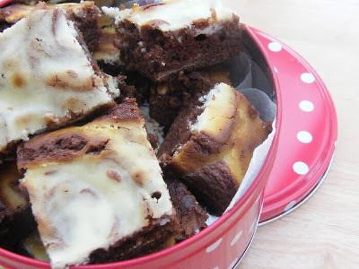 【レシピ】チーズケーキブラウニー