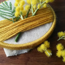 オールDAISOで、巻くだけ簡単ドアプレート