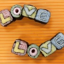 誰でも簡単!デコ巻きずし「バレンタイン」の作り方