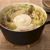 白菜のカマンベールフォンデュ