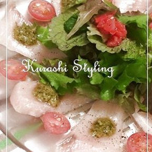 オトナ女子のランチに!ブリのカルパッチョ風サラダ