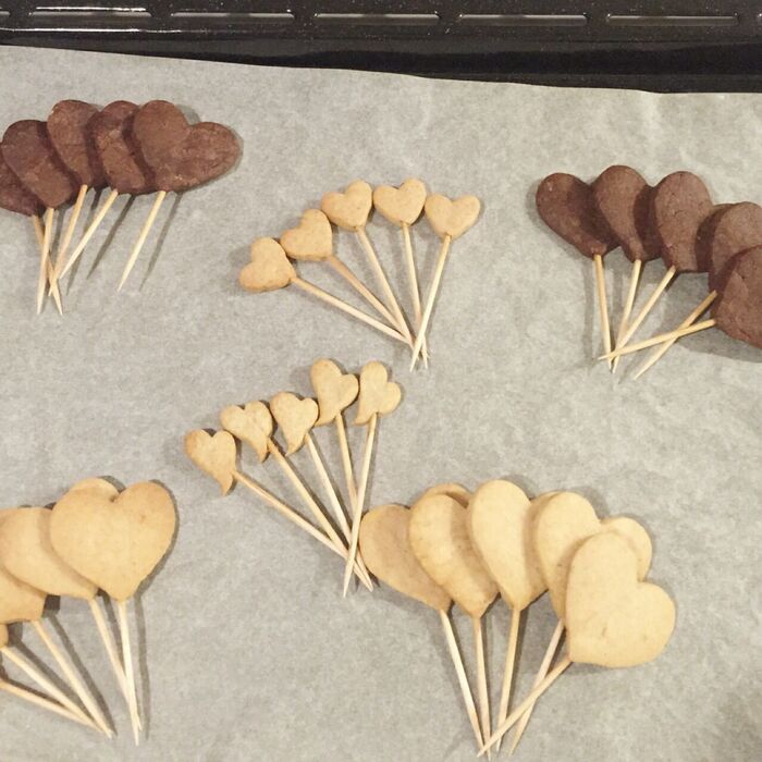 作り方②クッキーピック焼き上がり