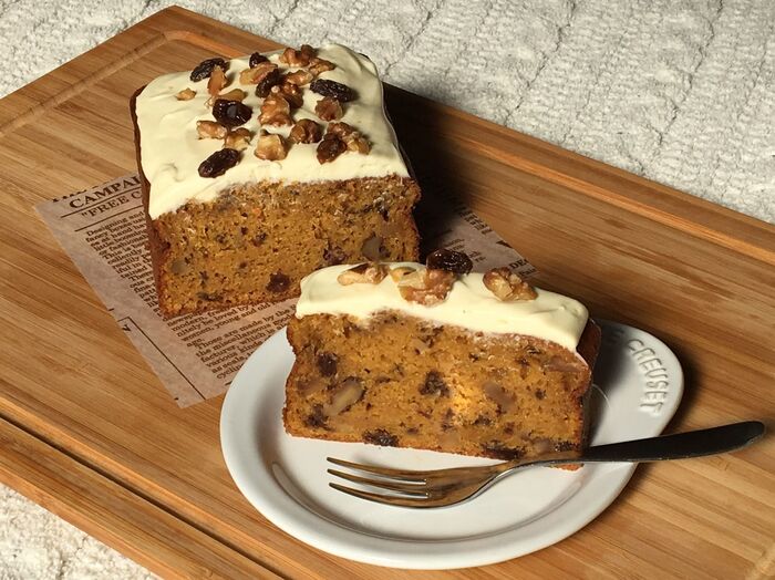 簡単♪スパイス香るしっとりキャロットケーキ