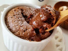 食べたい時にすぐできる!サクッふわっとろ~りフォンダンショコラ