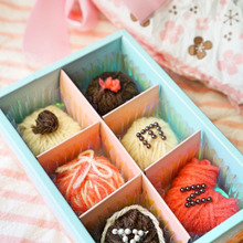 バレンタインにも☆毛糸を巻いて!フェイクチョコレート作り!