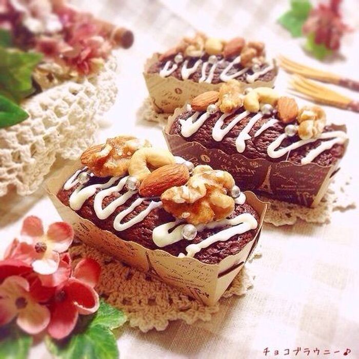 バレンタインに♡しっとりチョコブラウニー♪