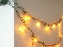 100均LEDで壁デコ☆電球風ガーランド