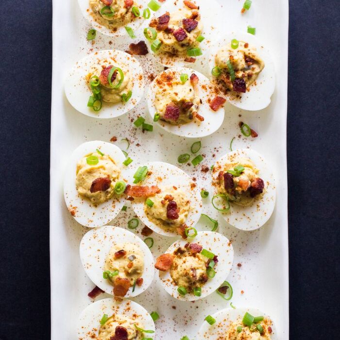 【レシピ】ゆで卵とベーコンのマヨネーズ和え