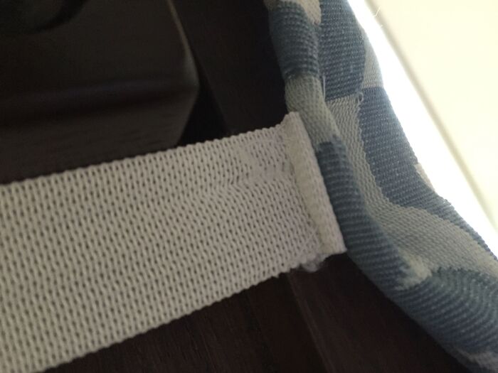 ④ ゴム紐、ヒモを取り付ける