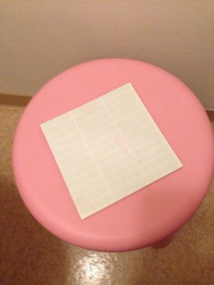 裏面がシールに!