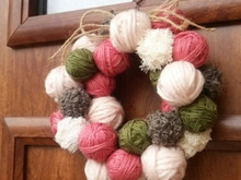 巻くだけ簡単!ほんわか春待ちリース☆