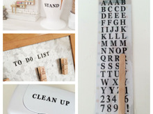 好きな言葉が転写できる♪100均キャンドゥのアルファベット転写シール