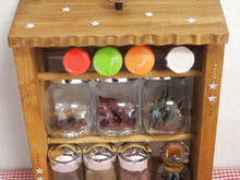 自作の「スパイスラック」で おしゃれに、スッキリ収納できました!