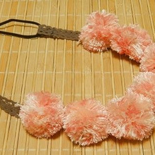 編まないよ~!!巻いて巻いて~少しだけ縫う★簡単♡姫ヘアバンド♡