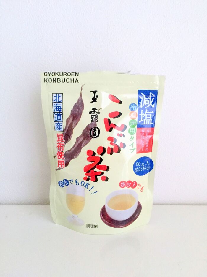今回使用した昆布茶です