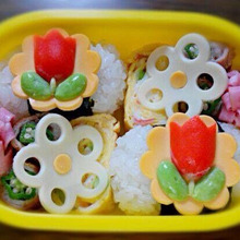 【超簡単デコ弁】初心者さん向きチューリップ弁当