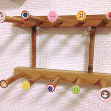 「鍵集まれ~♪」ダイソーのお皿立てで!キーフック