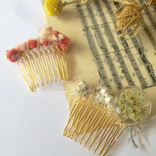 編まずに簡単★毛糸のヘアコーム