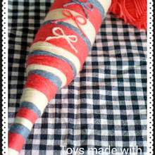 ペットボトルを毛糸で巻くだけ!音の鳴るガラガラおもちゃ作り☆