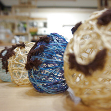 文字が変えられる♪キュートな毛糸エッグ