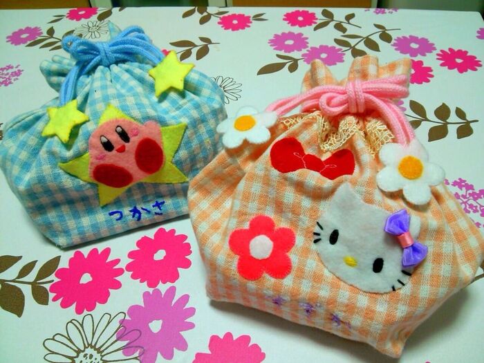 入園入学準備に!ダイソー商品だけで作った弁当袋