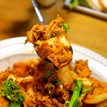 味付け簡単!豚厚揚げキムチ炒めのレシピ☆