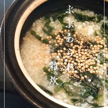 風邪の時の家ご飯は、ぶぶあられをトッピングした『おせんべい雑炊』