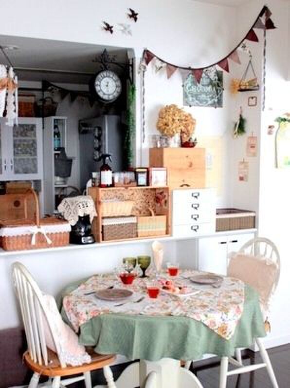 余り布も有効活用▼▽▼超簡単・ジャンクなフラッグガーランド