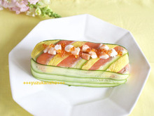 牛乳パックを利用 ちらし寿司ケーキ