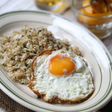 だしマリネしたパセリでつくる パセリたっぷり!ガーリックライス