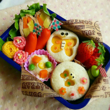サンドイッチで♪蝶々の春弁当♡