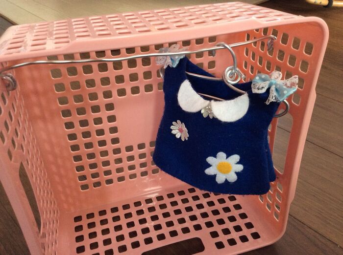 実際に服を掛けてみてチェック。